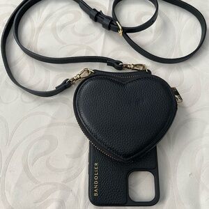 Bandolier Black Heart-Shaped Phone Case iPhone 13 ProMax